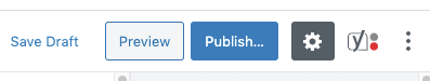 Page Generator Pro: Content Groups: Gutenberg: Publish