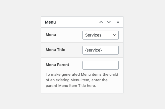 Page Generator Pro: Generate Menus