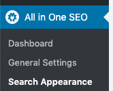 Page Generator Pro: Generate: SEO: AIOSEO: Menu