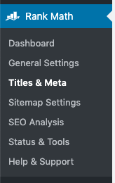 Page Generator Pro: Generate: SEO Integration: Rank Math: Menu