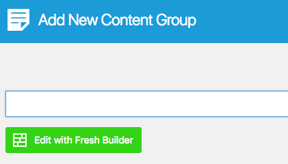 Page Generator Pro: Page Builders: Ark / Fresh Builder: Content Group