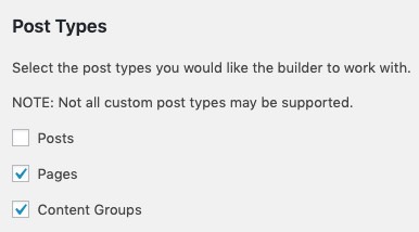 Page Generator Pro: Page Builders: Beaver Builder: Enable Content Groups