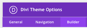 Page Generator Pro: Page Builders: Divi Theme: Builder Tab