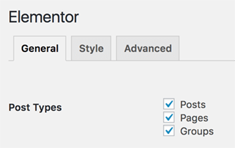 Page Generator Pro: Page Builders: Elementor: Settings