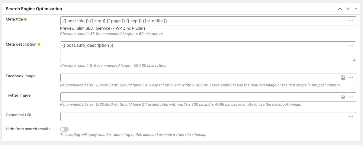 Page Generator Pro: SEO Integration: Slim SEO