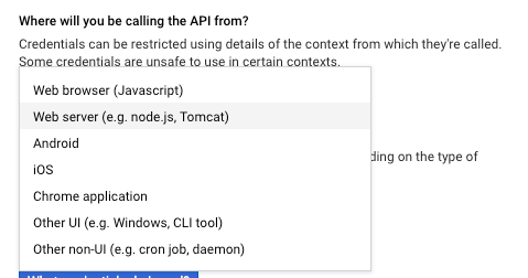 Page Generator Pro: Settings: Google: Calling From