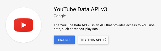 Page Generator Pro: Settings: Google: YouTube Data API v3