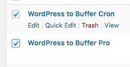 WordPress to Buffer Pro: Bulk Publish: Bulk Actions
