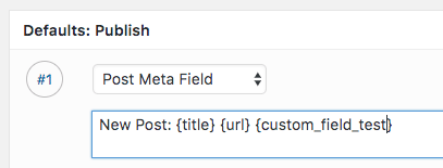 WordPress to Buffer Pro: Custom Fields: ACF Status Example