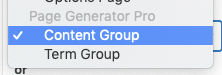 Page Generator Pro: Generate: Using Custom Fields: ACF: Content Group