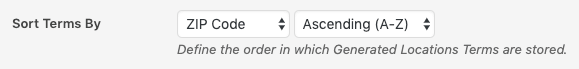 Page Generator Pro: Tutorial: Generate Locations: Sort Terms By