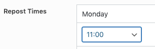 WordPress to SocialPilot Pro: Repost Settings: Debugging: Repost Times