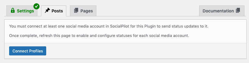 WordPress to SocialPilot Pro: Connect Profiles