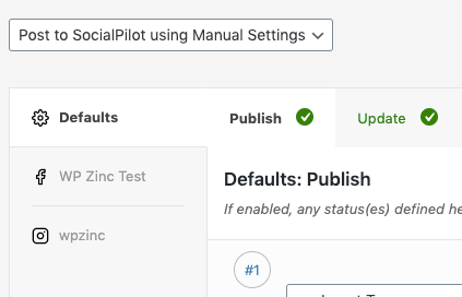 WordPress to SocialPilot Pro: User Access: Manual Settings