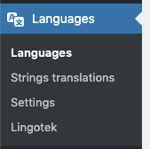 Page Generator Pro: Polylang: Languages Menu