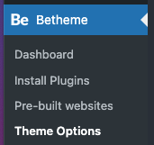Page Generator Pro: BeTheme: Menu