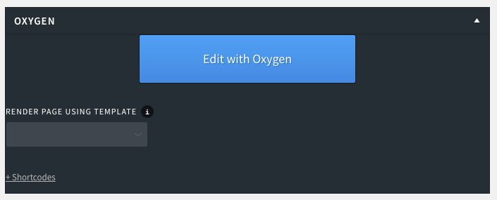 Page Generator Pro: Generate: Content: Oxygen Builder: Edith with Oxygen Buttton