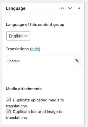 Page Generator Pro: Generate Content: WPML: Connected Translations List