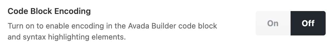Page Generator Pro: Generate: Content: Fusion Builder: Code Block Encoding Setting