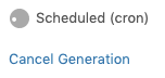 Page Generator Pro: Generate: Server: Scheduled