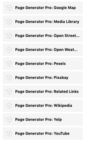 Page Generator Pro: Page Builders Integration: Cornerstone: Dynamic Elements