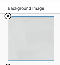 WordPress to Buffer Pro: Text to Image Settings: Background Image: Delete