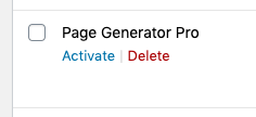 Plugin: Delete