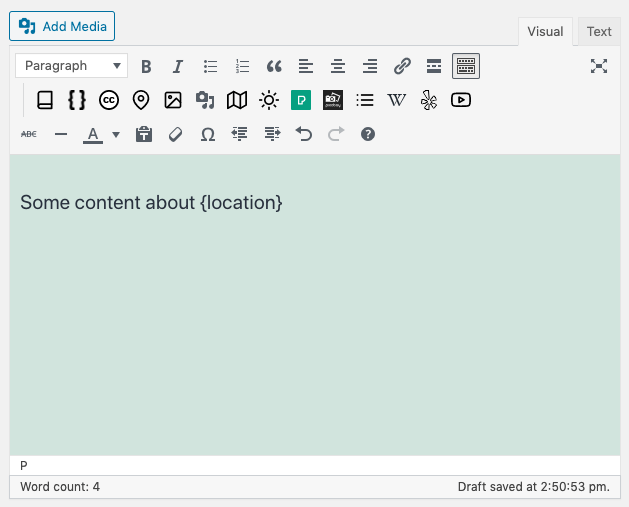 Page Generator Pro: Tutorial: Introduction: Content Group: Content