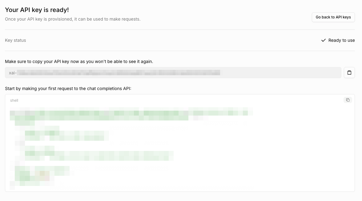 Page Generator Pro: Grok AI: Copy API Key