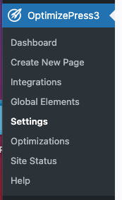 Page Generator Pro: Page Builders: OptimizePress: Menu