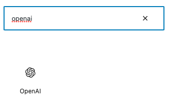 Page Generator Pro: Dynamic Elements: OpenAI: Gutenberg Search
