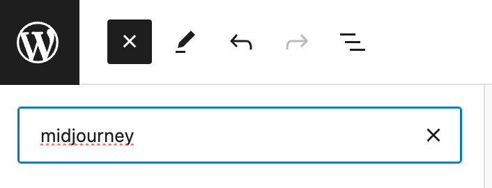 Page Generator Pro: Dynamic Elements: Midjourney: Gutenberg Search
