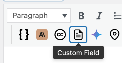 Page Generator Pro: Dynamic Elements: Custom Field: TinyMCE Button
