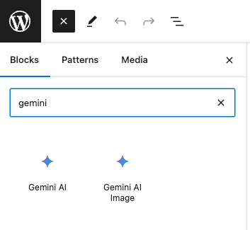 Page Generator Pro: Dynamic Elements: Gemini AI: Gutenberg Search