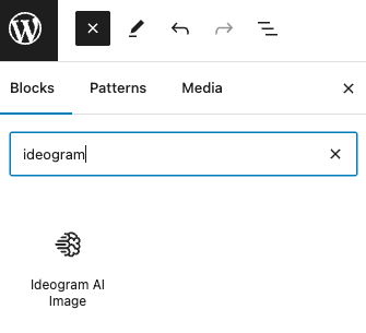 Page Generator Pro: Ideogram AI Image: Gutenberg Button