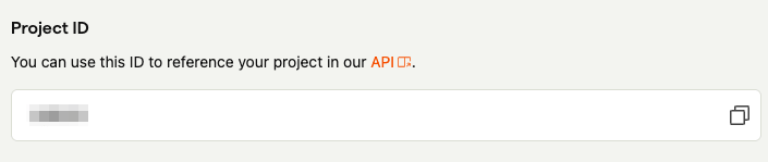 PostHog: Settings: Project ID