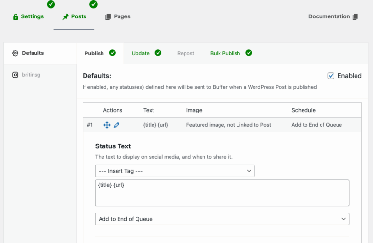 Basic Configuration - WP Zinc