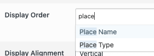 Page Generator Pro: Dynamic Elements: Google Places: Display Order Search