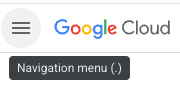 Settings: Integrations: Google Cloud: Navigation Menu Icon