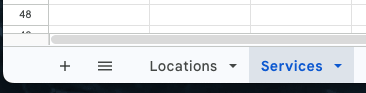 Page Generator Pro: Keywords: Google Sheet: Tab