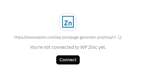 Page Generator Pro: MCP: Claude Desktop: Connect