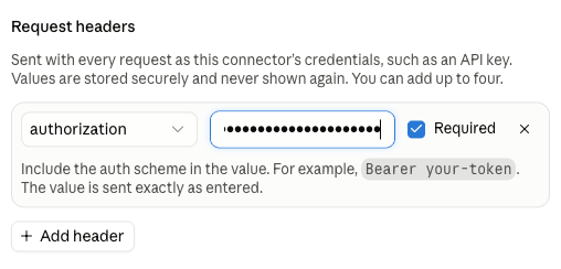 Page Generator Pro: MCP: Claude Desktop: Request Headers