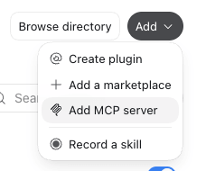 Page Generator Pro: MCP: ChatGPT Codex: Add MCP Server